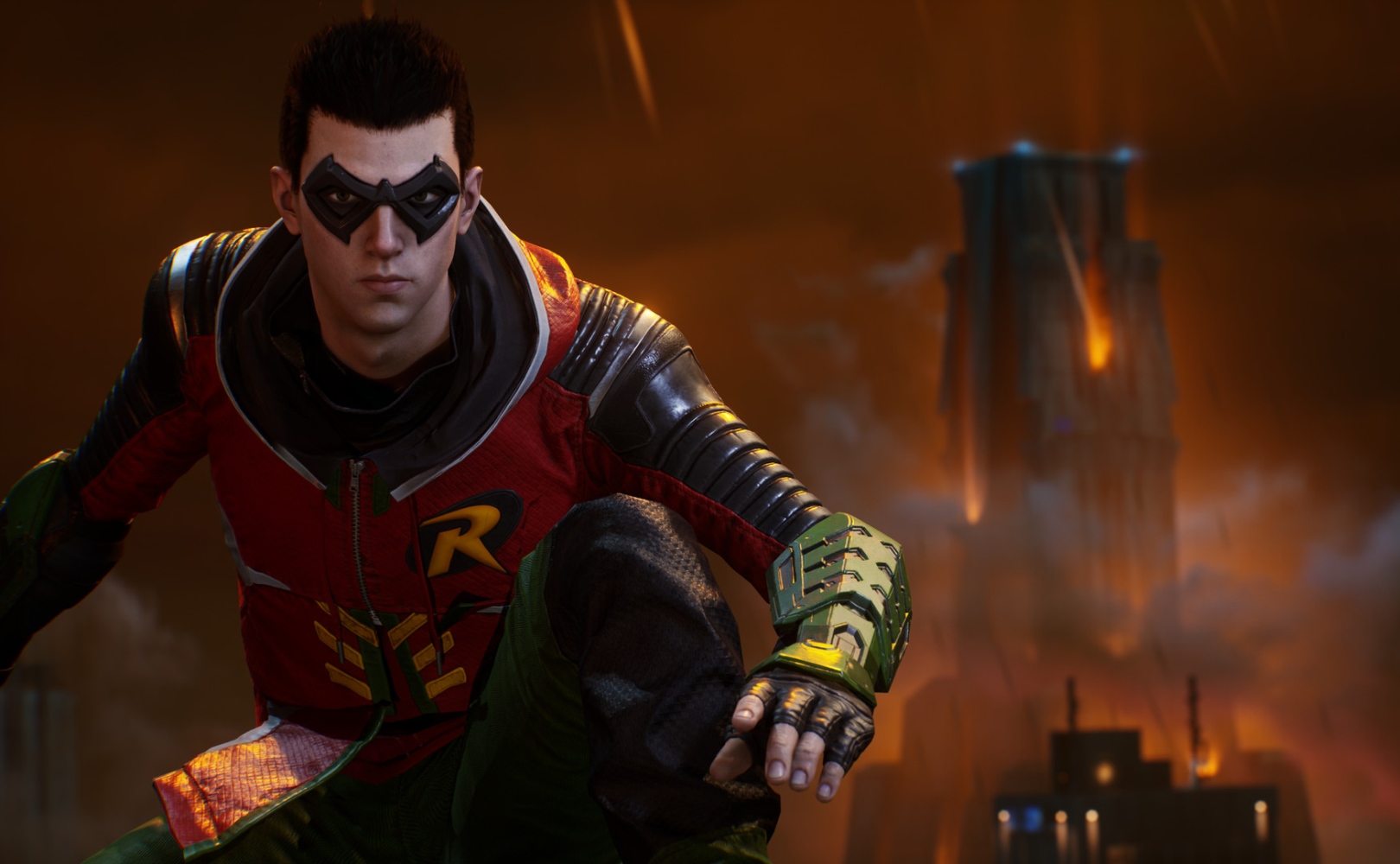  Gotham Knights: gameplay przedstawiający Robina