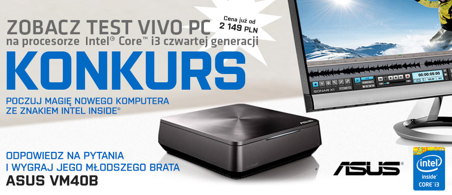 Wygraj mini PC ASUS VivoPC VM62N