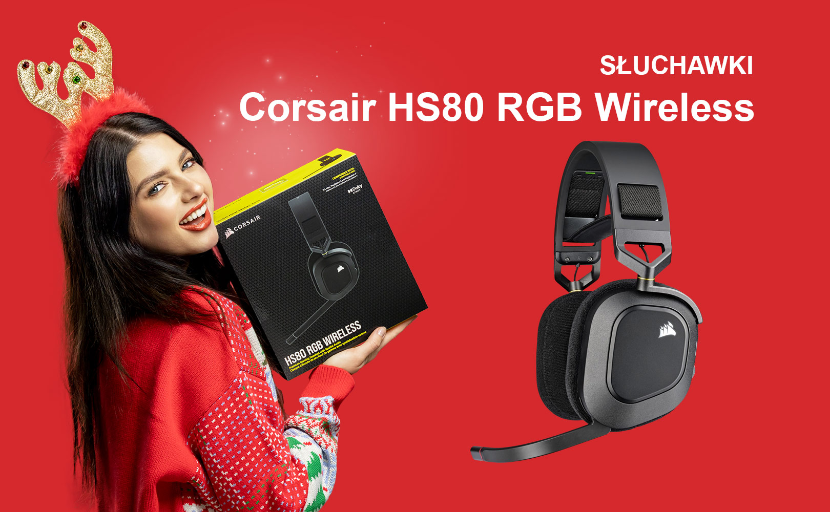 Konkurs - słuchawki Corsair HS80 RGB Wireless