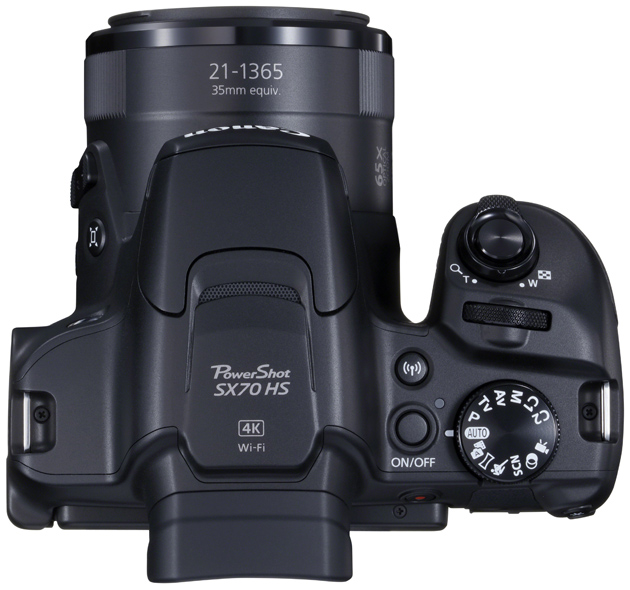 Canon Powershot SX70 HS góra