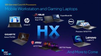 Laptops with Intel Alder Lake-HX processors