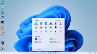 Windows 11 interface - start menu