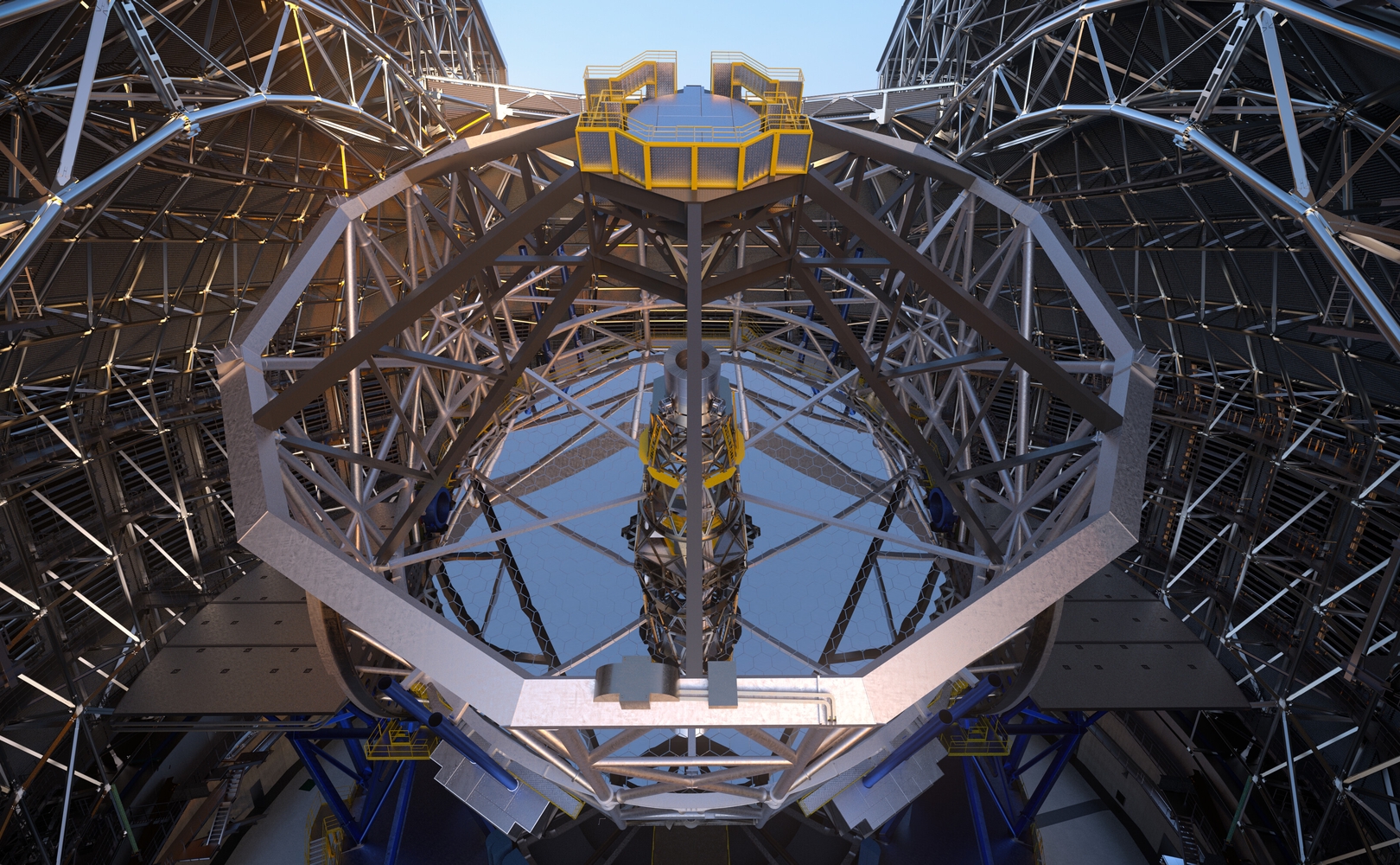 This is how the mirror of the largest telescope in the world is moved