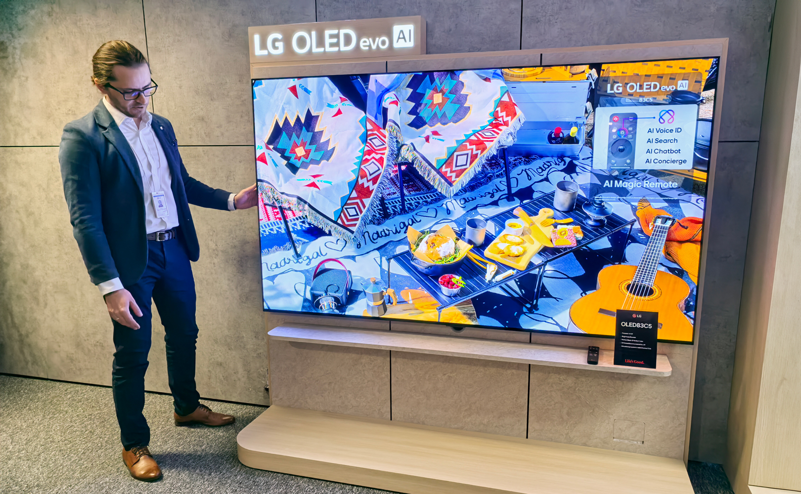 Telewizory LG na 2025 r. Wszechobecne AI w OLED, nowy pilot, więcej herców i kolorów w LCD