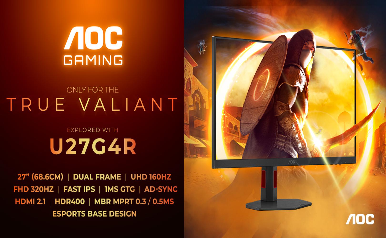 Monitor z funkcją Dual Frame. Nowości od AGON by AOC