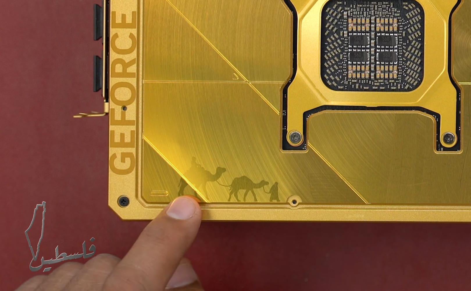 Pozłacany GeForce RTX 5090. Karta kosztuje majątek