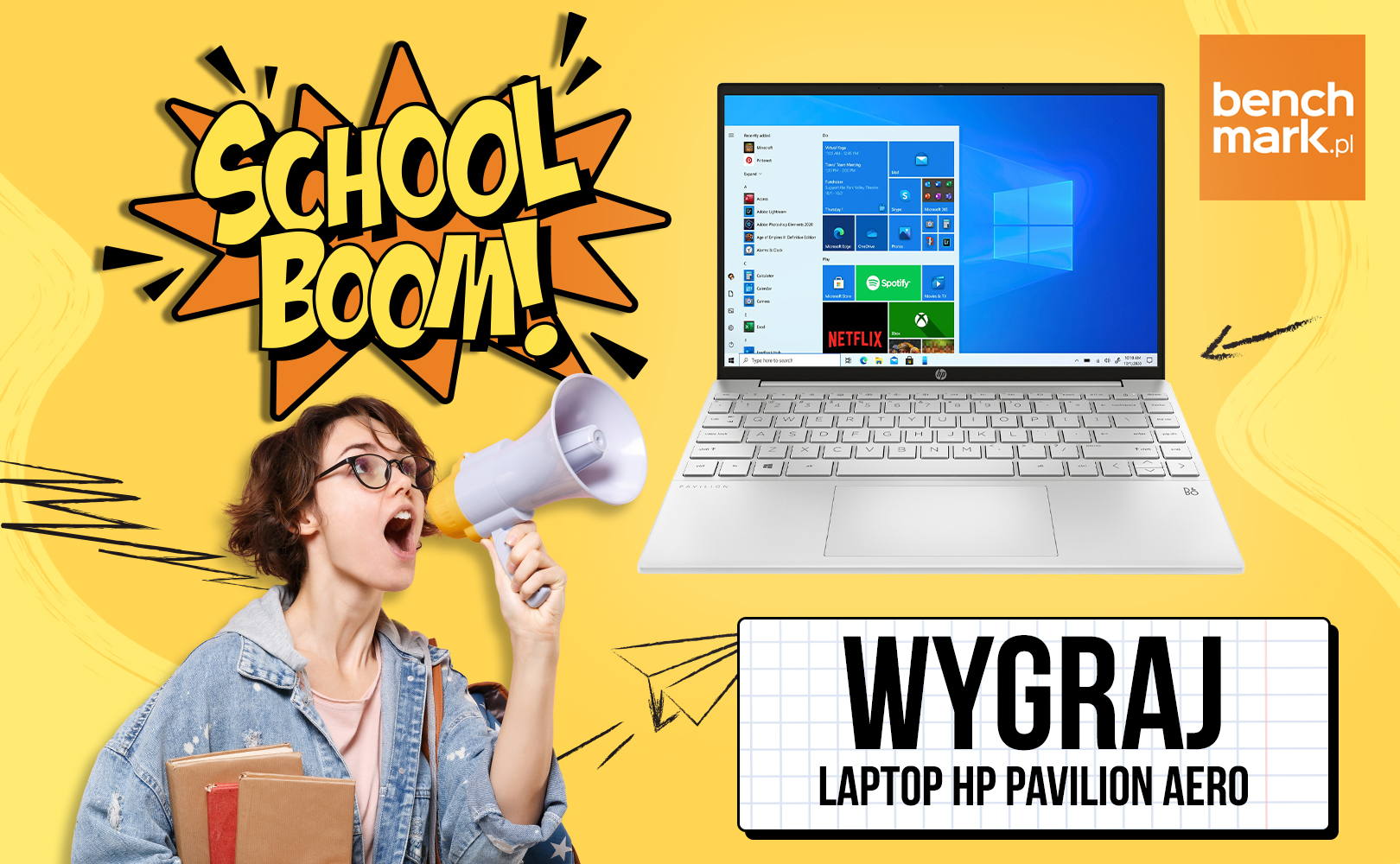 SchoolBoom2021 - wygraj laptop HP Pavilion Aero