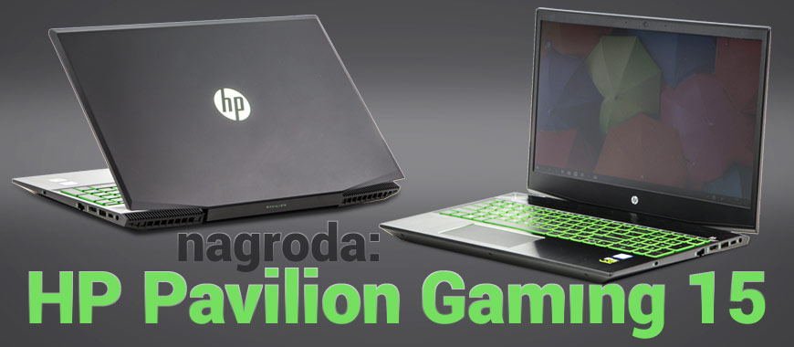 Konkurs: Wygraj laptopa  HP Pavilion Gaming 15 