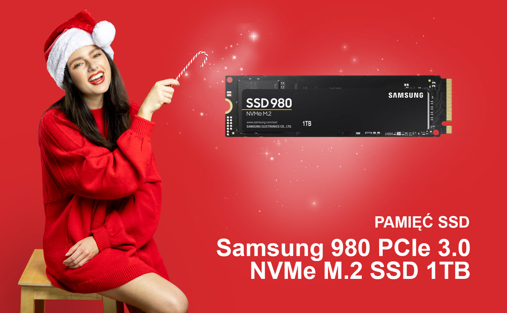 Konkurs - pamięć SSD SAMSUNG 980 PCIe 3.0 NVMe M.2 SSD 1TB