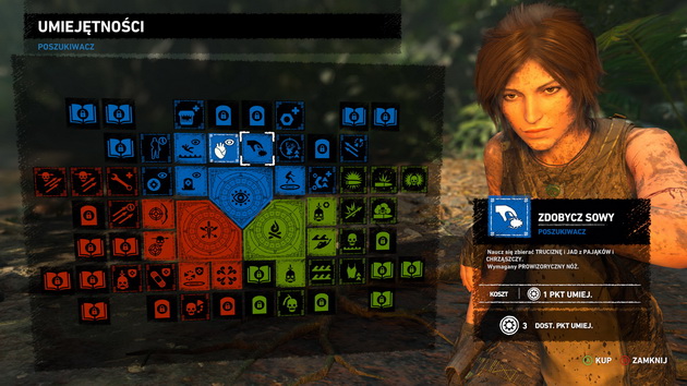 Shadow of the Tomb Raider - drzewko umiejętności